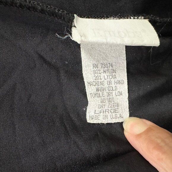 Vintage Sport Europa Large Skin Suit Neon Nylon Jumpsuit With Stirrups 80s Party - Picture 8 of 11